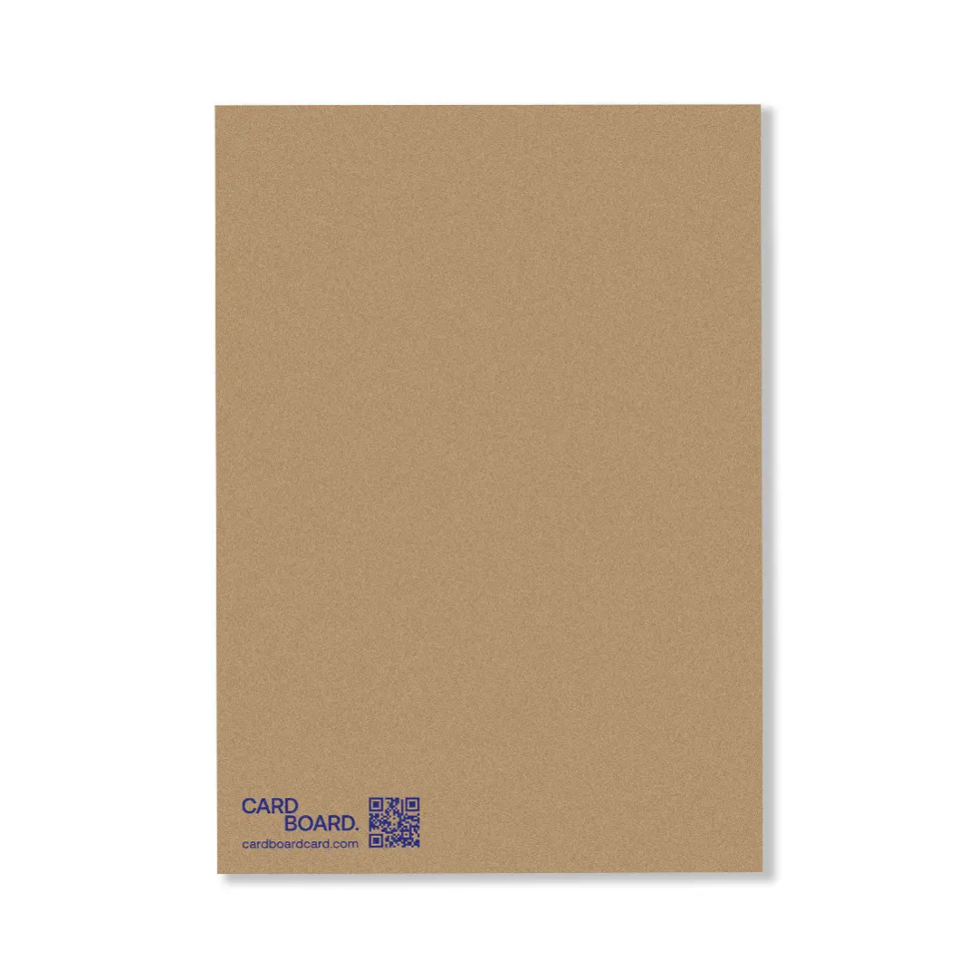 Personalised Gift Card - CARDBOARD - CARDBOARD Greeting Card XOXO. - The Gift Company