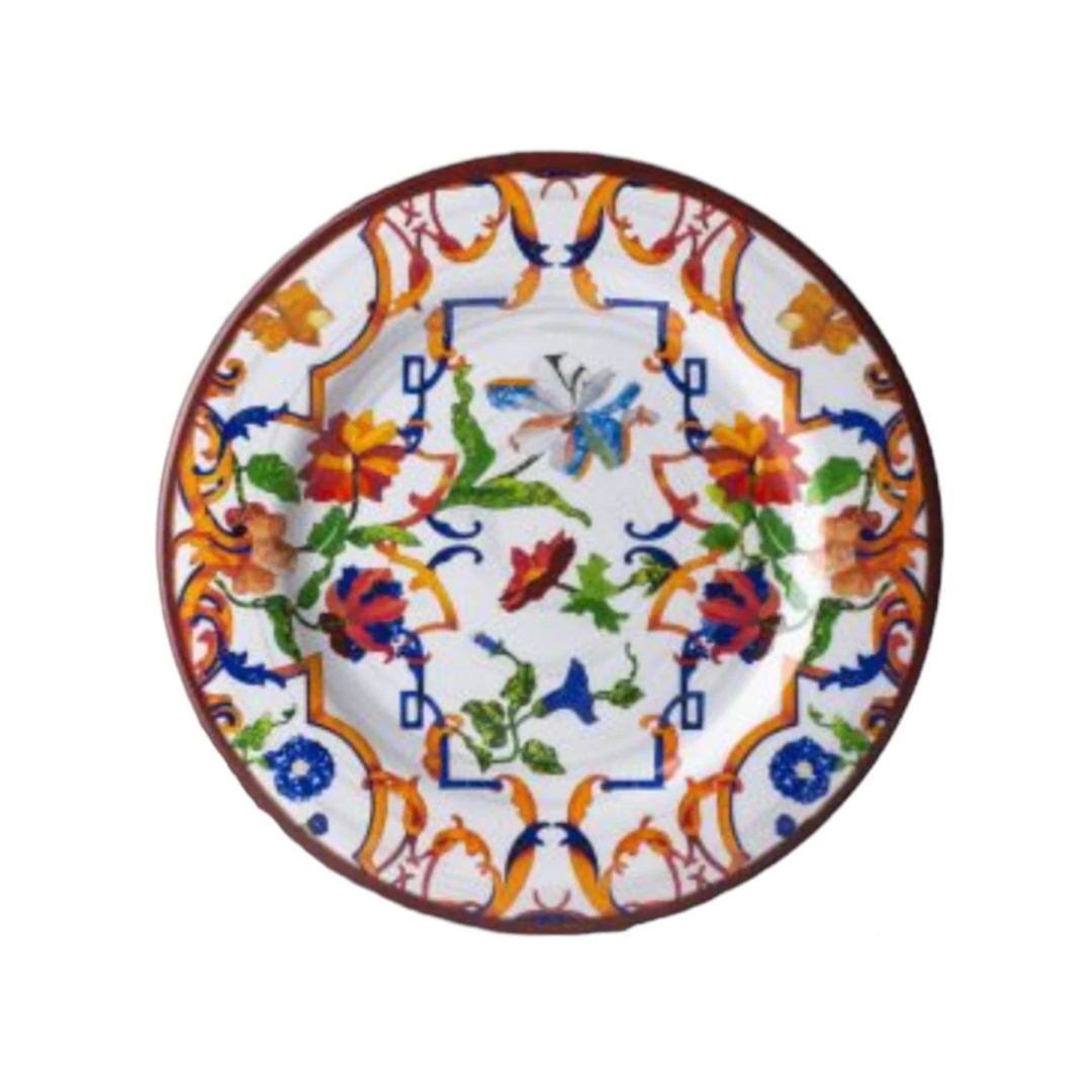 Plates - Mario Luca Giusti - Mario Luca Giusti Pancale White Fruit Plates Set of 6 - The Gift Company