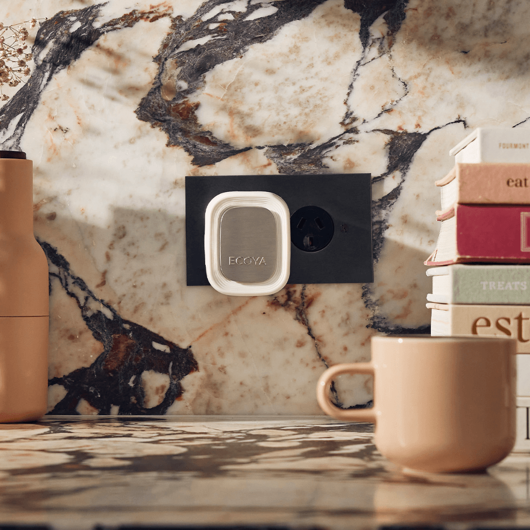 Plug-In Diffuser Flask - Ecoya - ECOYA Plug-In Diffuser Fragrance Flask - Guava & Lychee Sorbet - The Gift Company