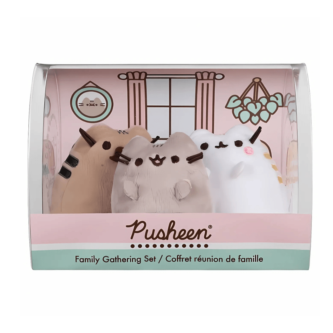 Plush Collector Set - Pusheen - Pusheen Family Gathering Plush Collector Set - The Gift Company