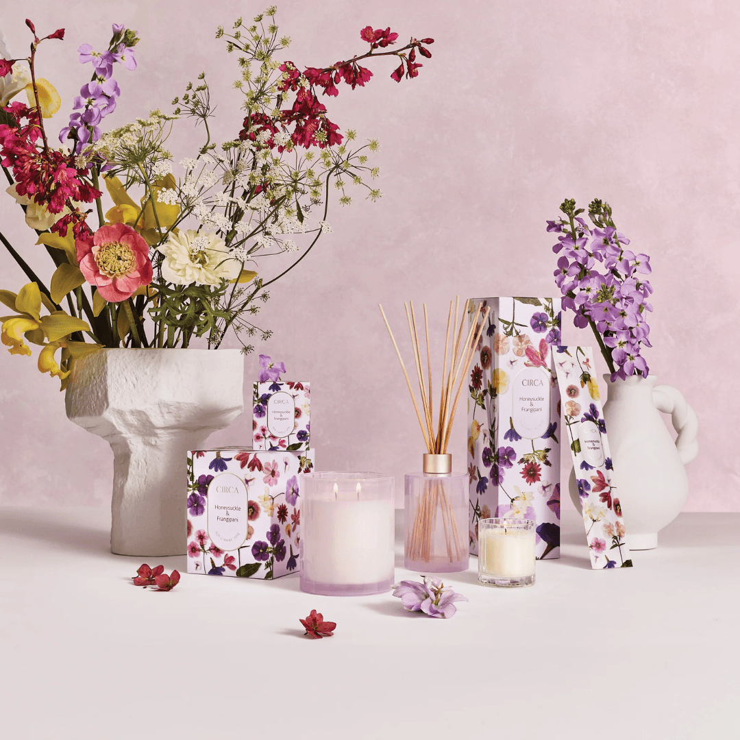 Reed Diffuser - Circa - CIRCA Limited Edition Honeysuckle & Frangipani Fragrance Diffuser 250mL - The Gift Company