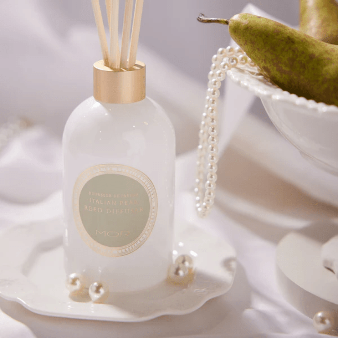 Reed Diffuser - Mor Boutique - MOR Emporium Classics Blanc Italian Pear Reed Diffuser 200mL - The Gift Company