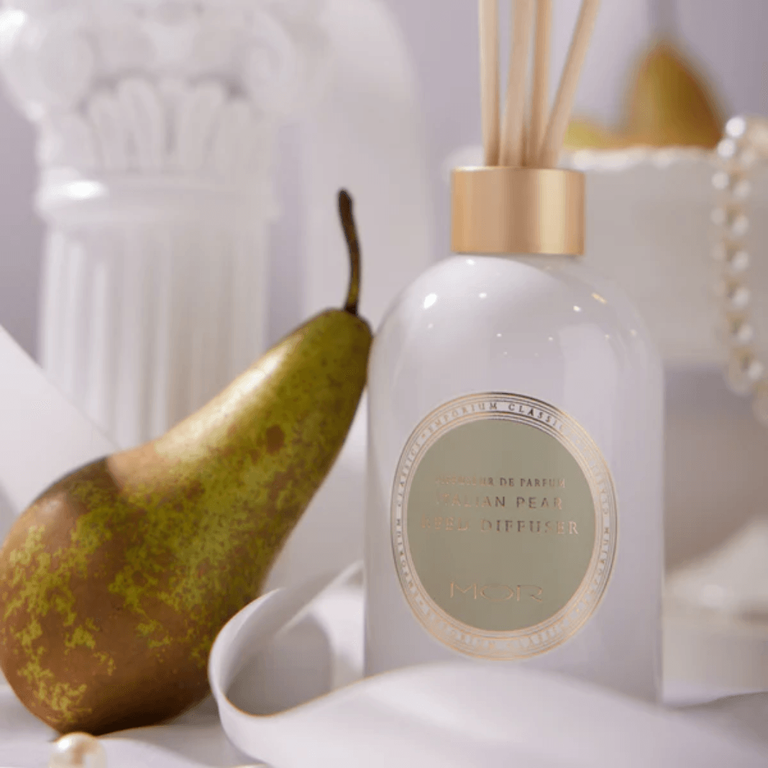 Reed Diffuser - Mor Boutique - MOR Emporium Classics Blanc Italian Pear Reed Diffuser 200mL - The Gift Company