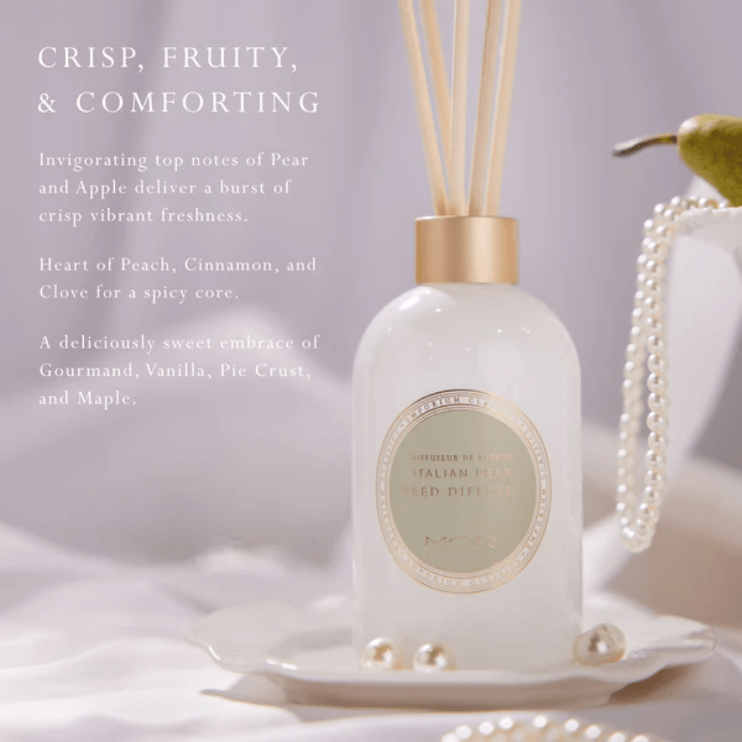 Reed Diffuser - Mor Boutique - MOR Emporium Classics Blanc Italian Pear Reed Diffuser 200mL - The Gift Company