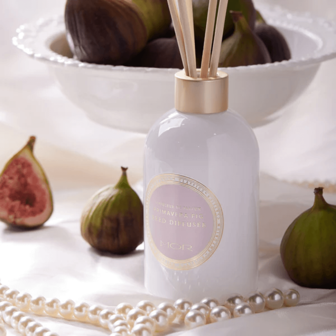 Reed Diffuser - Mor Boutique - MOR Emporium Classics Blanc Primavera Fig Reed Diffuser - The Gift Company