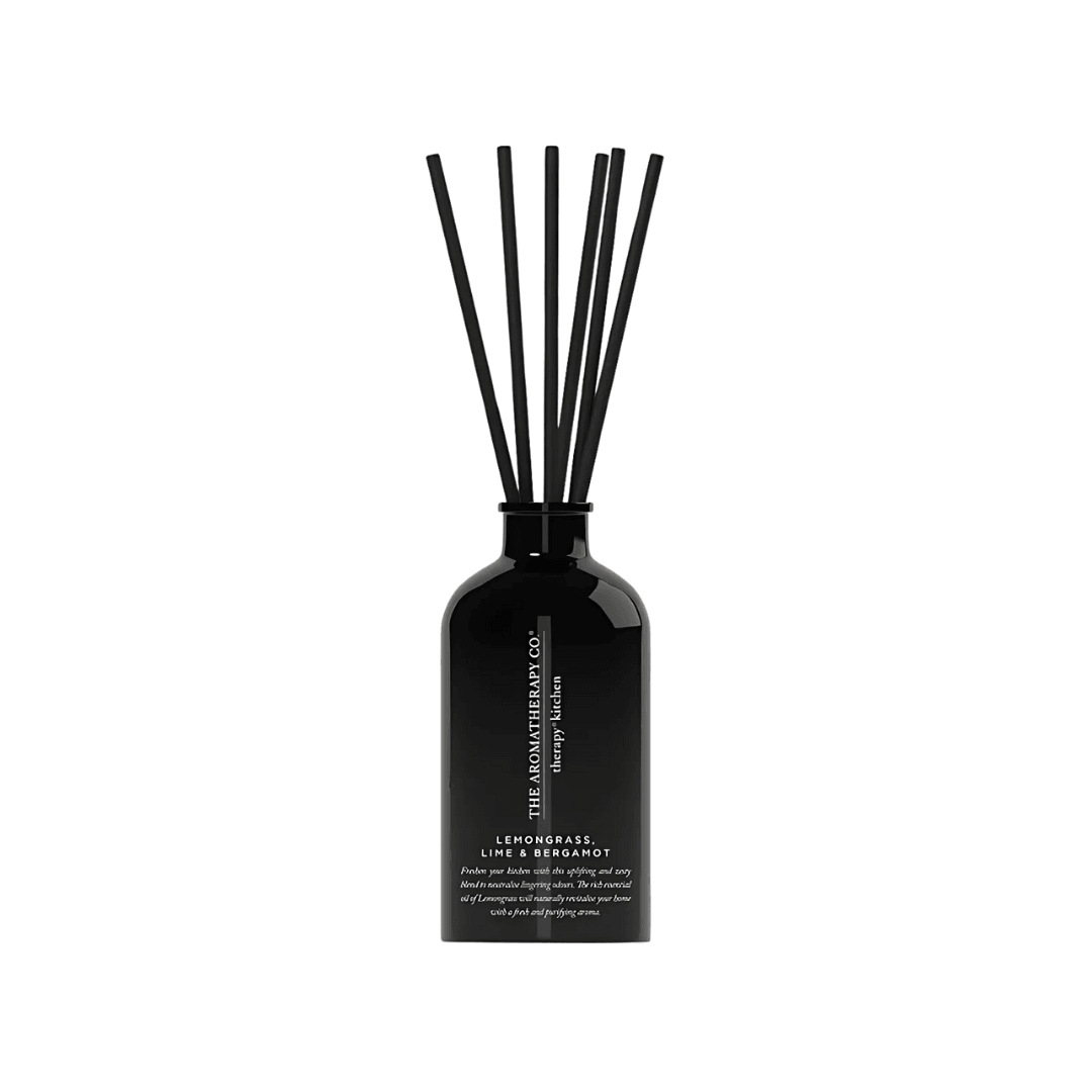 Reed Diffuser - The Aromatherapy Co. - The Aromatherapy Co. Therapy Kitchen Diffuser Lemongrass, Lime & Bergamot 250mL - The Gift Company