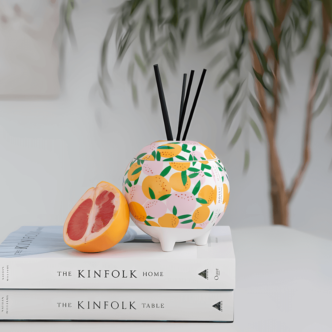 Reed Sticks - Moss St Ceramics - MOSS ST Fragrances Large Black Diffuser Reeds 350ml (Ceramics) - The Gift Company