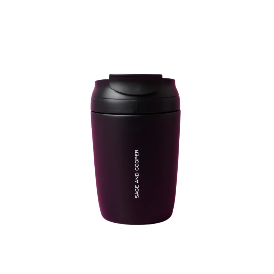 Reusable Cup - Sage & Cooper - Sage & Cooper Olive Reusable Onyx Cup 350mL - The Gift Company