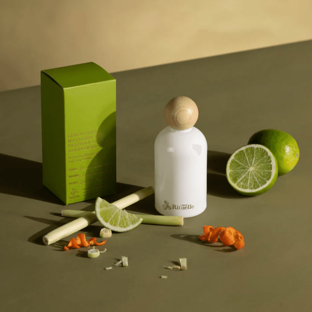 Room Mist - Urban Rituelle - Urban Rituelle Lemongrass, Mandarin Zest, Tahitian Lime, Sandalwood Room & Linen Mist 100mL - The Gift Company