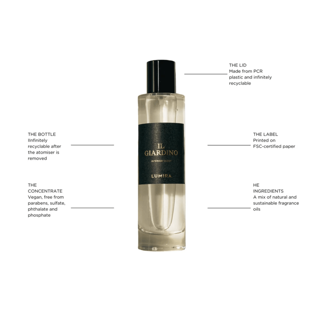 Room Spray - Lumira - Lumira Il Giardino Room Spray 100mL - The Gift Company