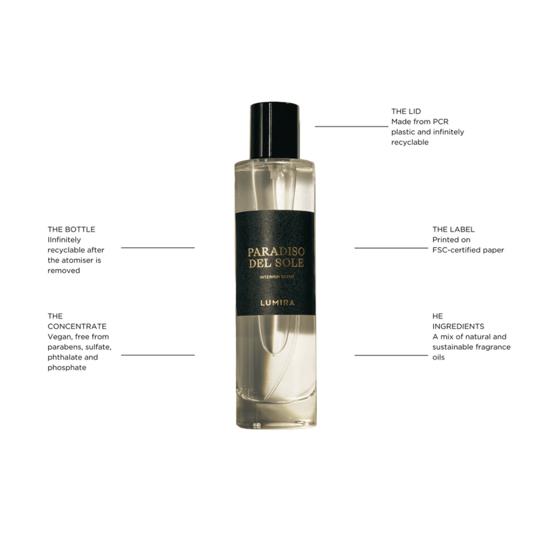 Room Spray - Lumira - Lumira Paradiso del Sole Room Spray 100mL - The Gift Company