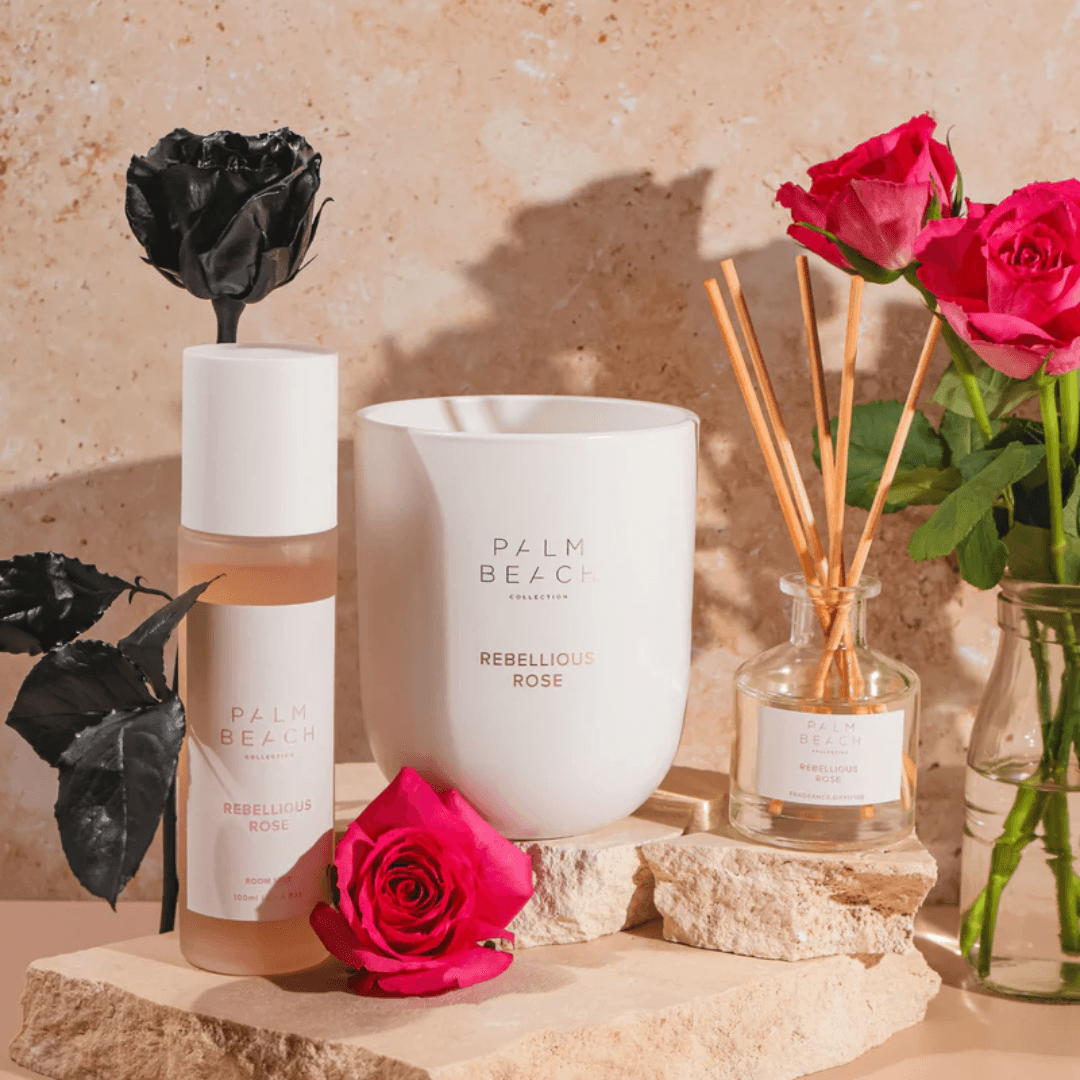 Room Spray - Palm Beach - Palm Beach Rebellious Rose - Room Mist 100ml - The Gift Company