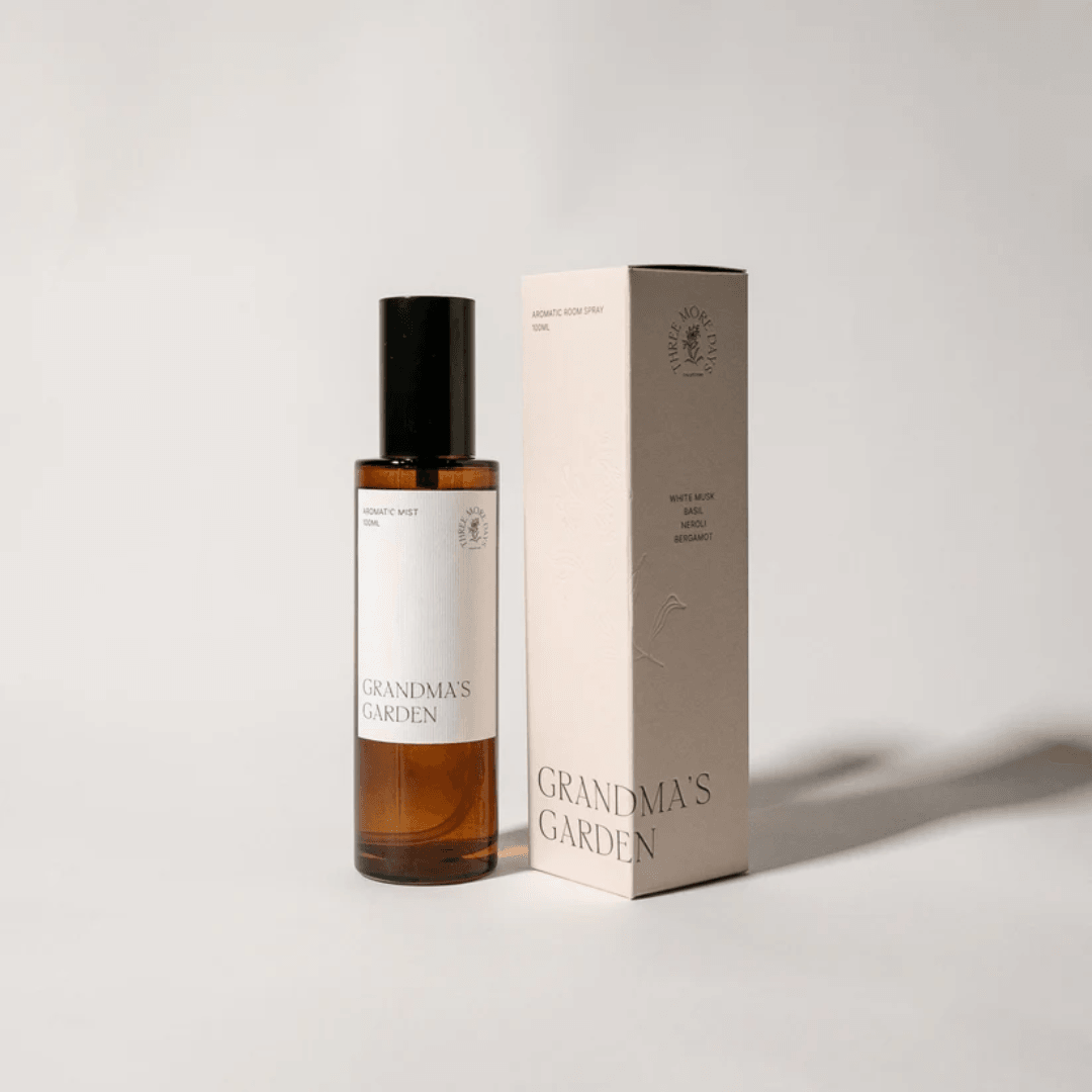 Room Spray - Three More Days - Three More Days GRANDMA'S GARDEN Room Spray 100ml - The Gift Company