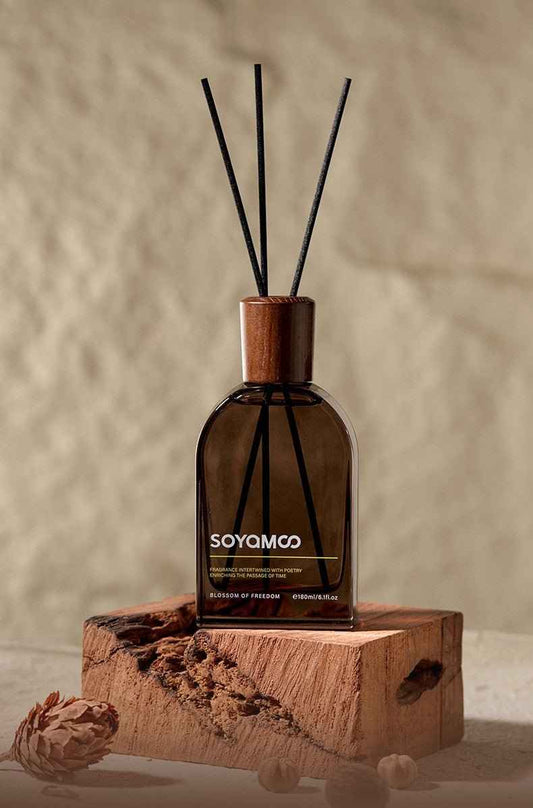 SOYAMOO Sandalwood Essence Earth Flow Reed Diffuser 180mL