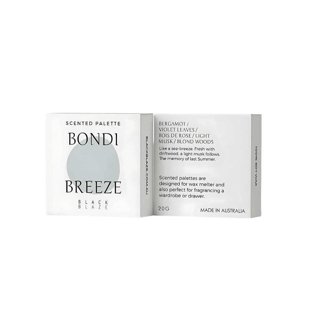 Scented Palette - Black Blaze - Black Blaze Bondi Breeze Scented Palette 20g - The Gift Company