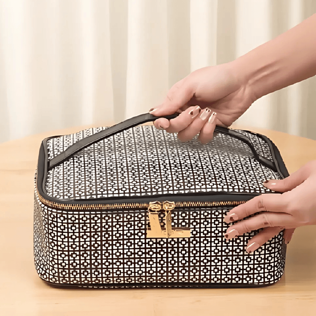 Travel Bag - Mor Boutique - MOR Barcelona Train Case Cosmetic Bag - The Gift Company