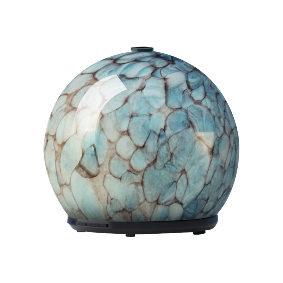 Ultrasonic Humidifier - The Gift Company - Devanti Aroma Diffuser Aromatherapy Ultrasonic Humidifier Oil LED Glass 240ml - The Gift Company