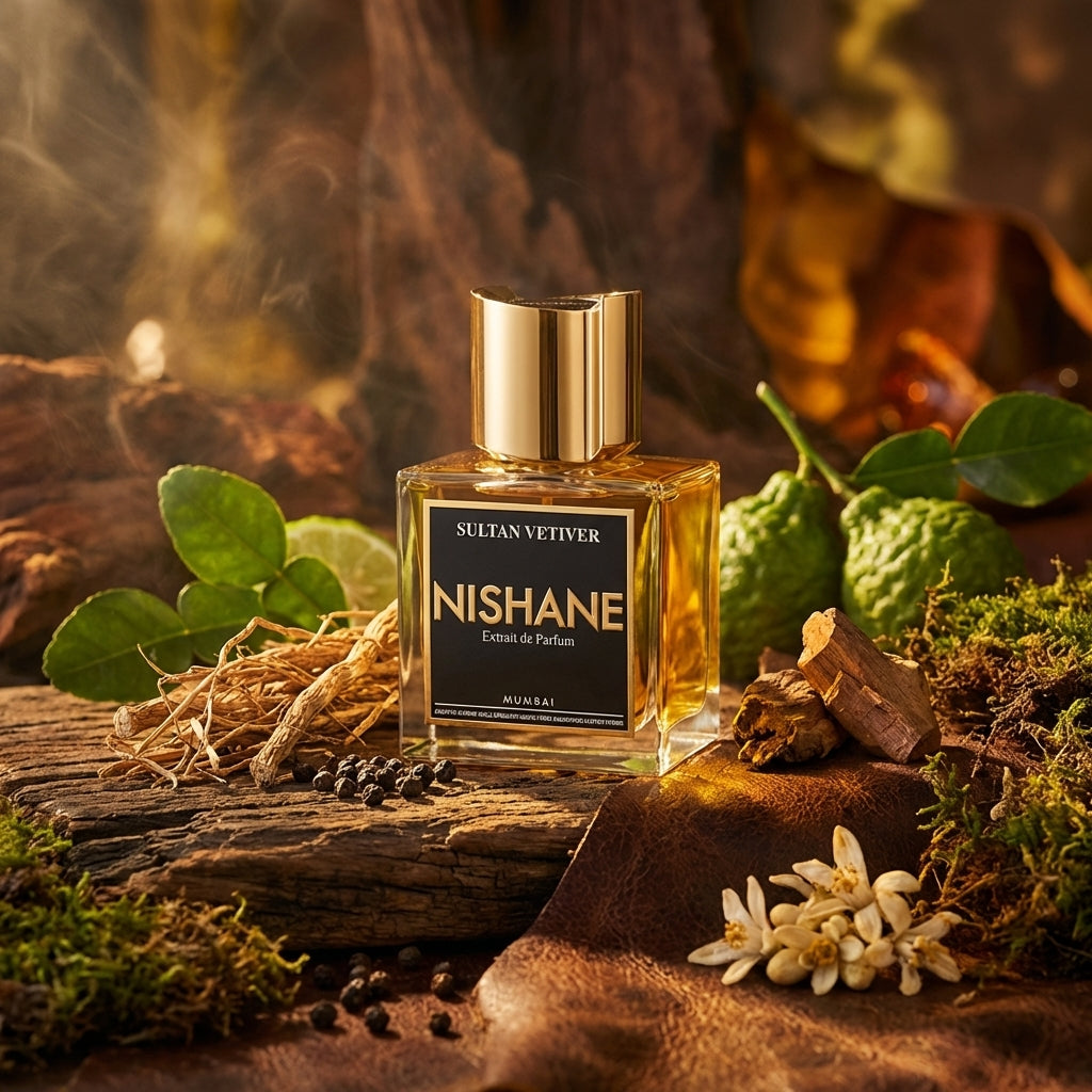 Nishane Sultan Vetiver Extrait de Parfum styled ingredient image