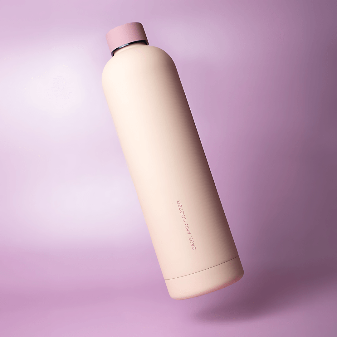 Water Bottle - Sage & Cooper - Sage & Cooper Allegra Water Bottle Blush Rose 1L - The Gift Company