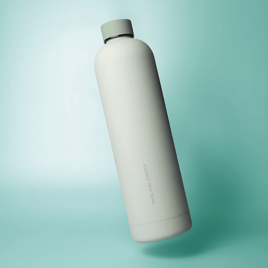 Water Bottle - Sage & Cooper - Sage & Cooper Allegra Water Bottle Sage Fern 1L - The Gift Company