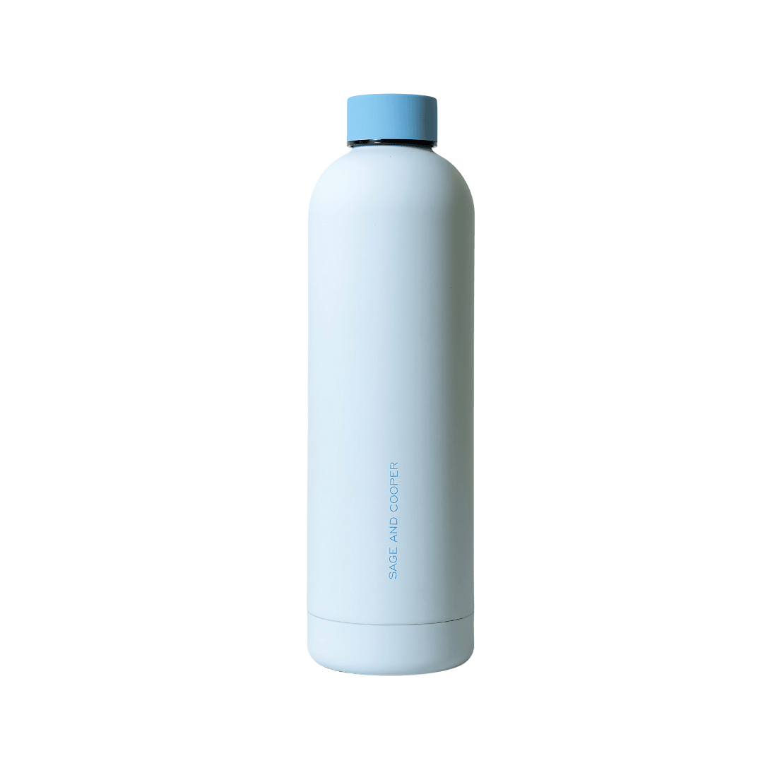 Water Bottle - Sage & Cooper - Sage & Cooper Allegra Water Bottle Sky Carolina Blue 1L - The Gift Company