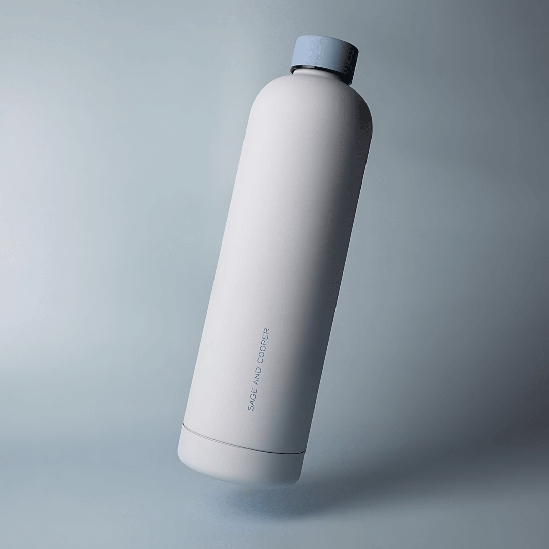 Water Bottle - Sage & Cooper - Sage & Cooper Allegra Water Bottle Sky Carolina Blue 1L - The Gift Company
