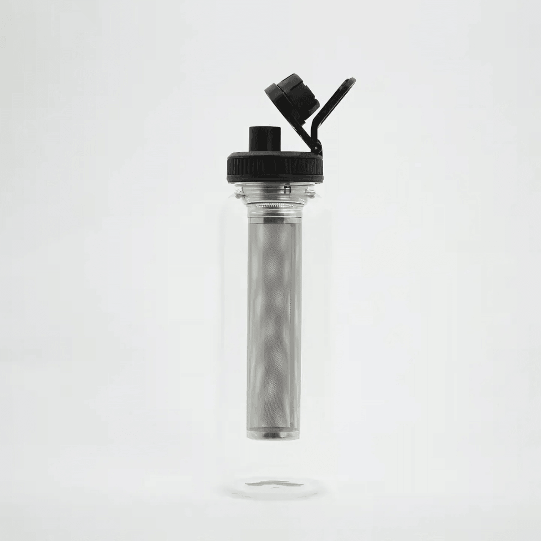 Water Bottle - Sage & Cooper - Sage & Cooper Windsor Tea Infuser Bottle - Beige - The Gift Company