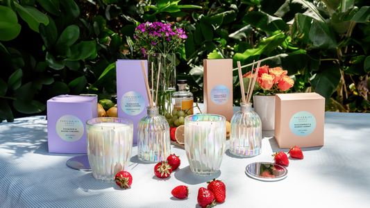 {{ product.product_type }} - {{ product.vendor }} - Sunset Soiree: Limited Edition Holographic Summer Fragrance - The Gift Company