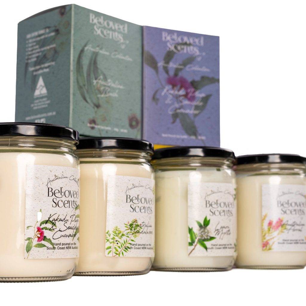 Beloved Scents Kakadu Plum & Seaside Cucumber Soy Candle 500mL – 80+hr Burn supplier image 5
