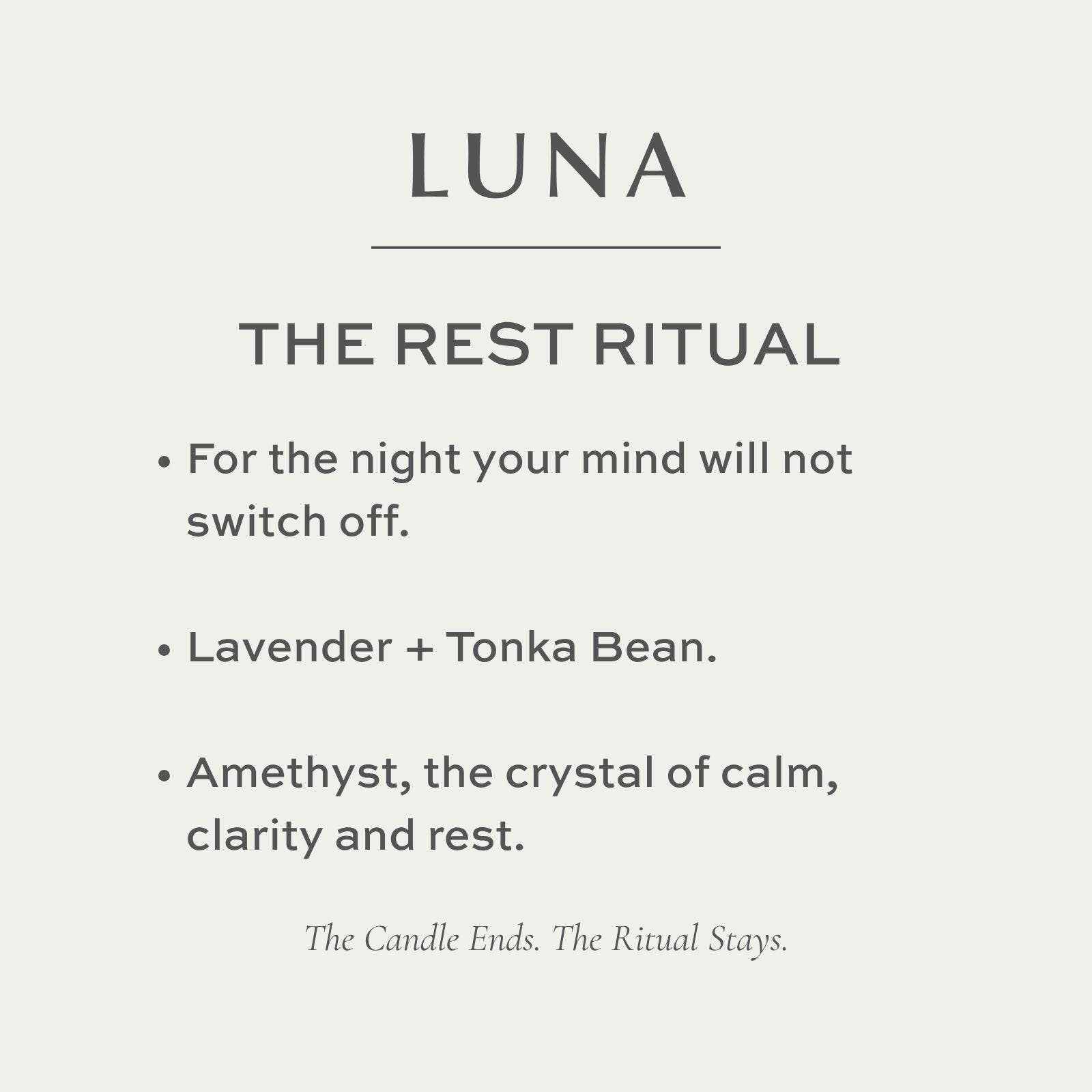 Jade + June Luna Crystal-Infused Soy Candle – 45hr Burn supplier image 1