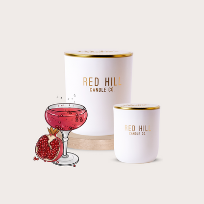 Red Hill Candle Co Champagne & Pomegranate Felt Flower Air Freshener + 15mL Oil additional supplier image 5