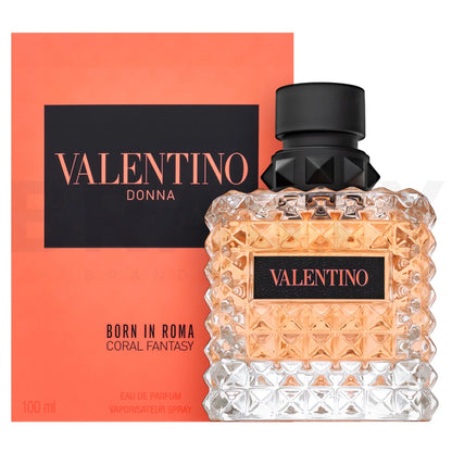 Valentino Donna Born In Roma Coral Fantasy Eau de Parfum 100mL bottle and box