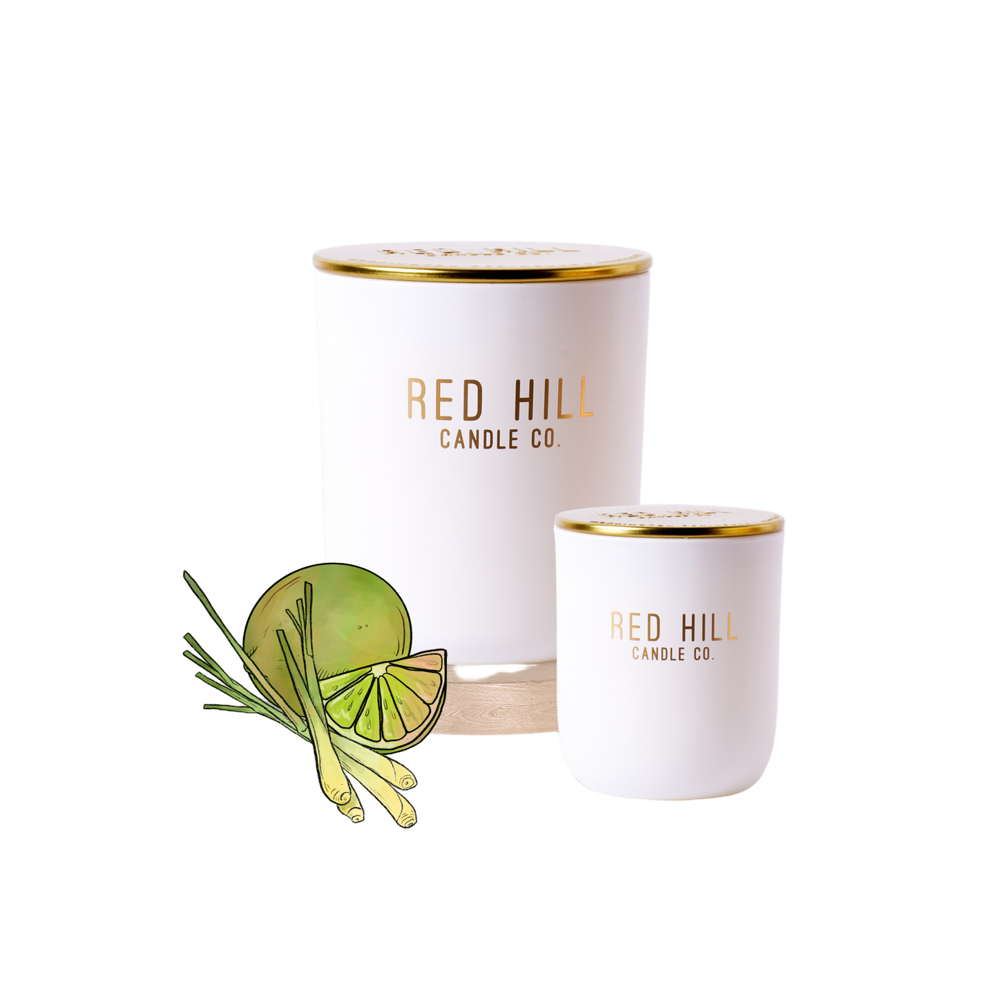 Red Hill Candle Co Persian Lime & Lemongrass Small Soy Candle product image