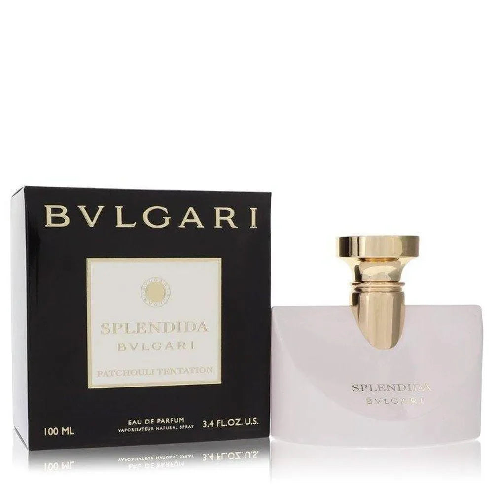 Bvlgari Splendida Patchouli Tentation Eau de Parfum 100mL bottle and box