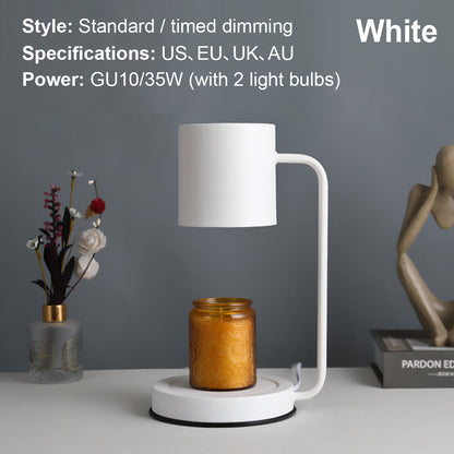 Candle Warmer Lamp with Timer & Dimmer Halogen Heating - The Gift Company