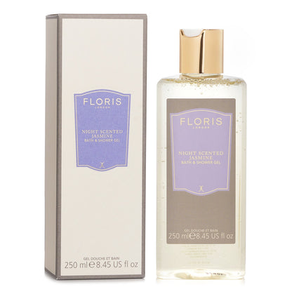 Floris Night Scented Jasmine Moisturising Bath & Shower Gel 250mL