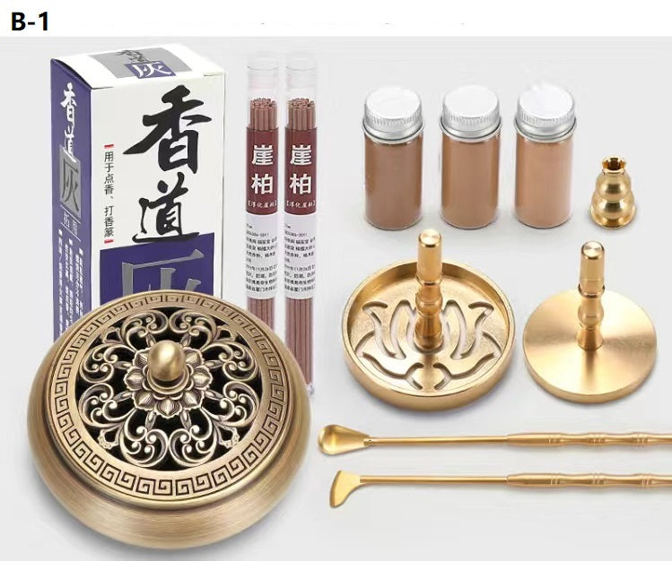 Brass Incense Burner Set Aromatherapy Production Kit