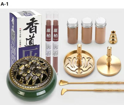 Brass Incense Burner Set Aromatherapy Production Kit