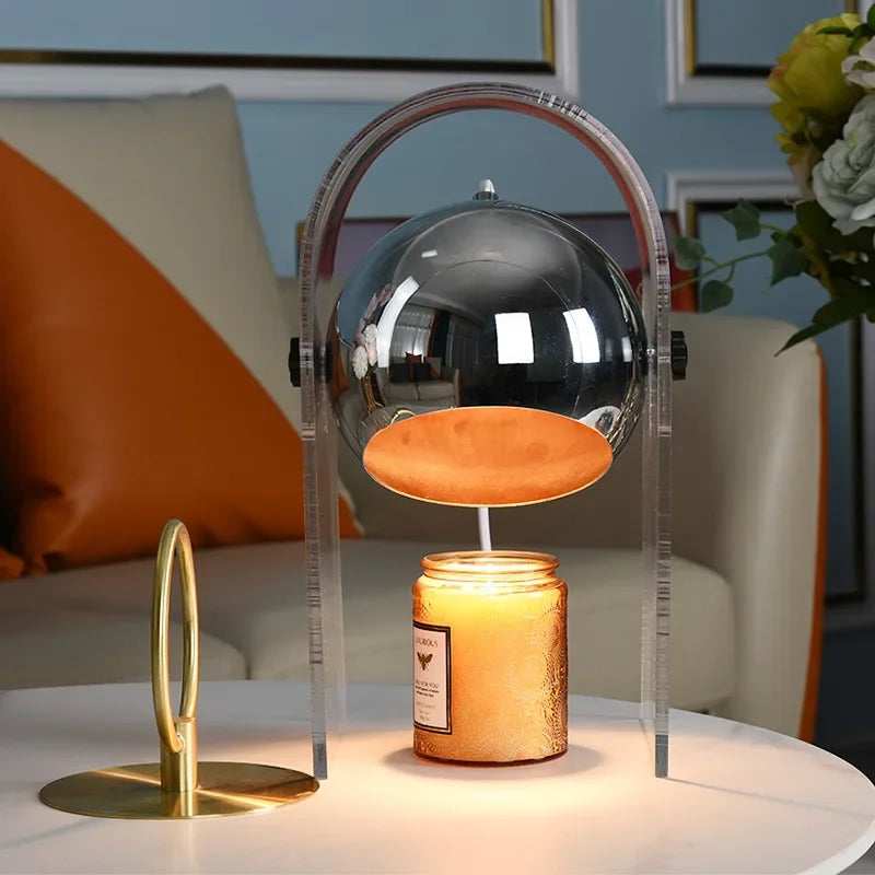Aromatherapy Wax Melting Lamp European Retro Acrylic Desk Lamp - The Gift Company