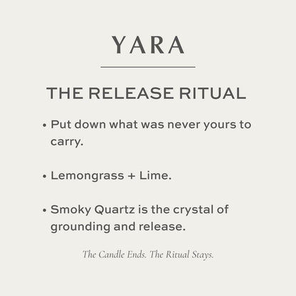 Jade + June Yara Crystal-Infused Soy Candle – 45hr Burn supplier image 1