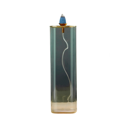 2-in-1 Glass Incense Burner with Removable Ash Catcher