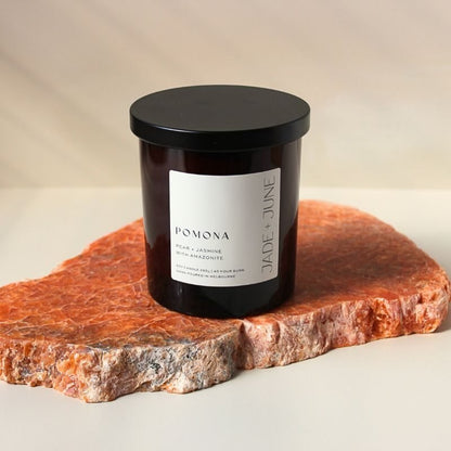 Jade + June Pomona Crystal-Infused Soy Candle – 45hr Burn supplier image 6
