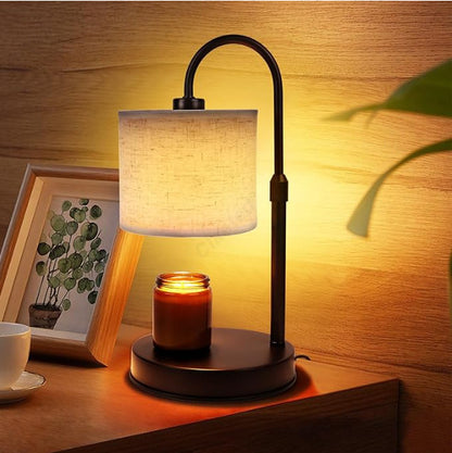 Creative Black Reed Diffuser Wax Melting Lamp - The Gift Company