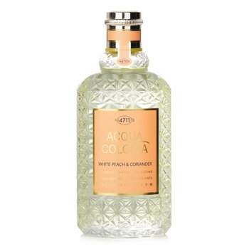 4711 Acqua Colonia White Peach & Coriander Eau de Cologne 170mL bottle and packaging