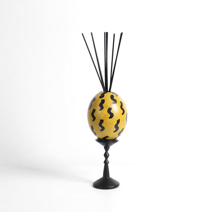 White Ceramic Eggshell Reed Diffuser Ornament