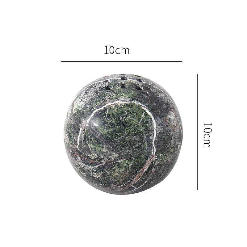 LA TROUVAILLE Marble Sphere Incense Holder