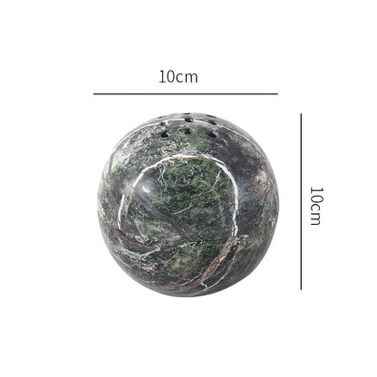LA TROUVAILLE Marble Sphere Incense Holder