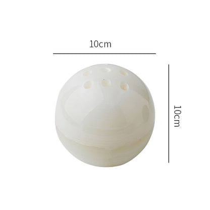 LA TROUVAILLE Marble Sphere Incense Holder