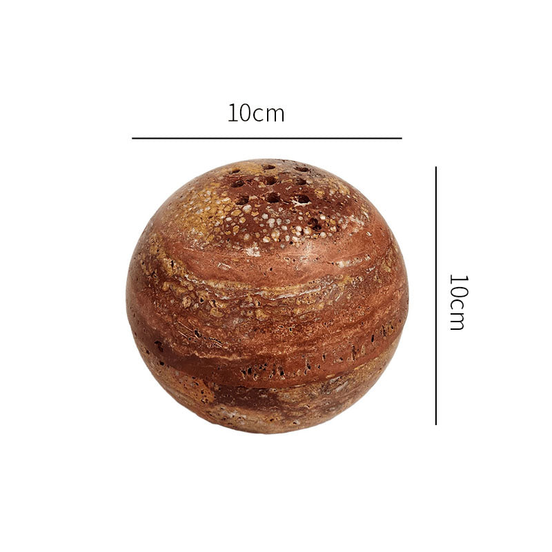 LA TROUVAILLE Marble Sphere Incense Holder