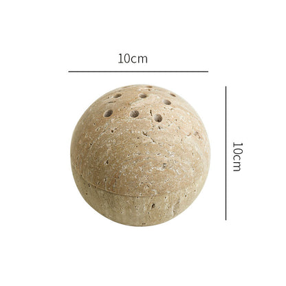 LA TROUVAILLE Marble Sphere Incense Holder